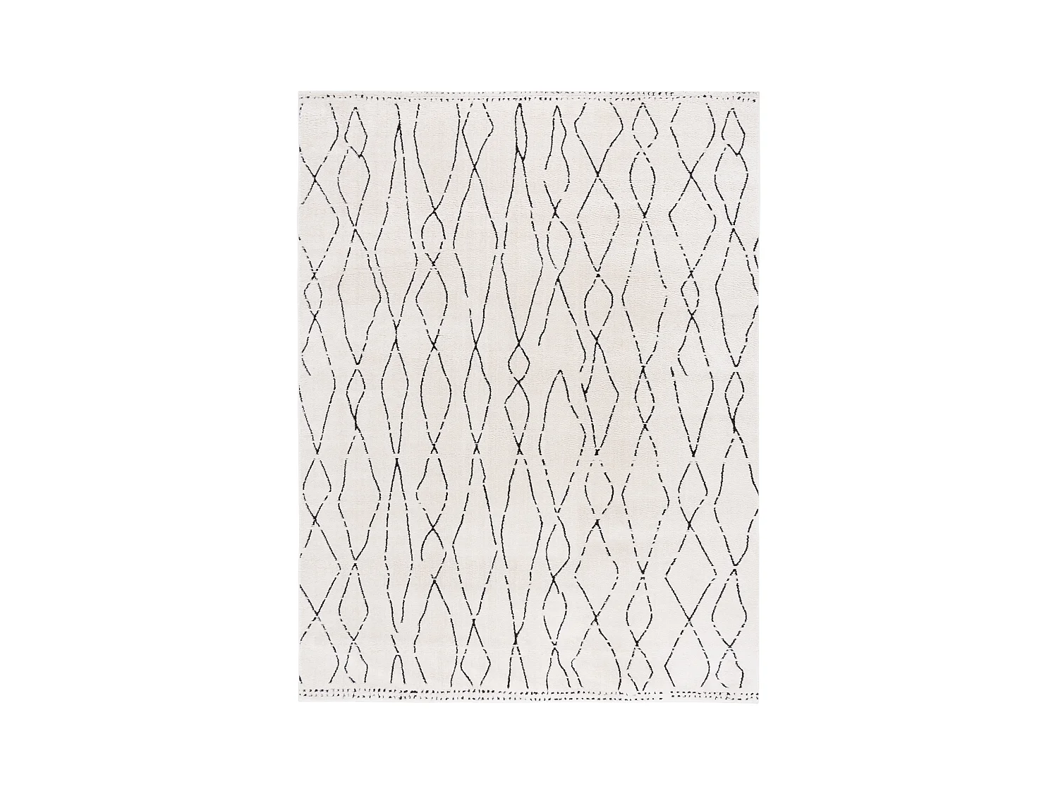 Tapis Ivoire/Noir 244 X 305 cm - Araminat