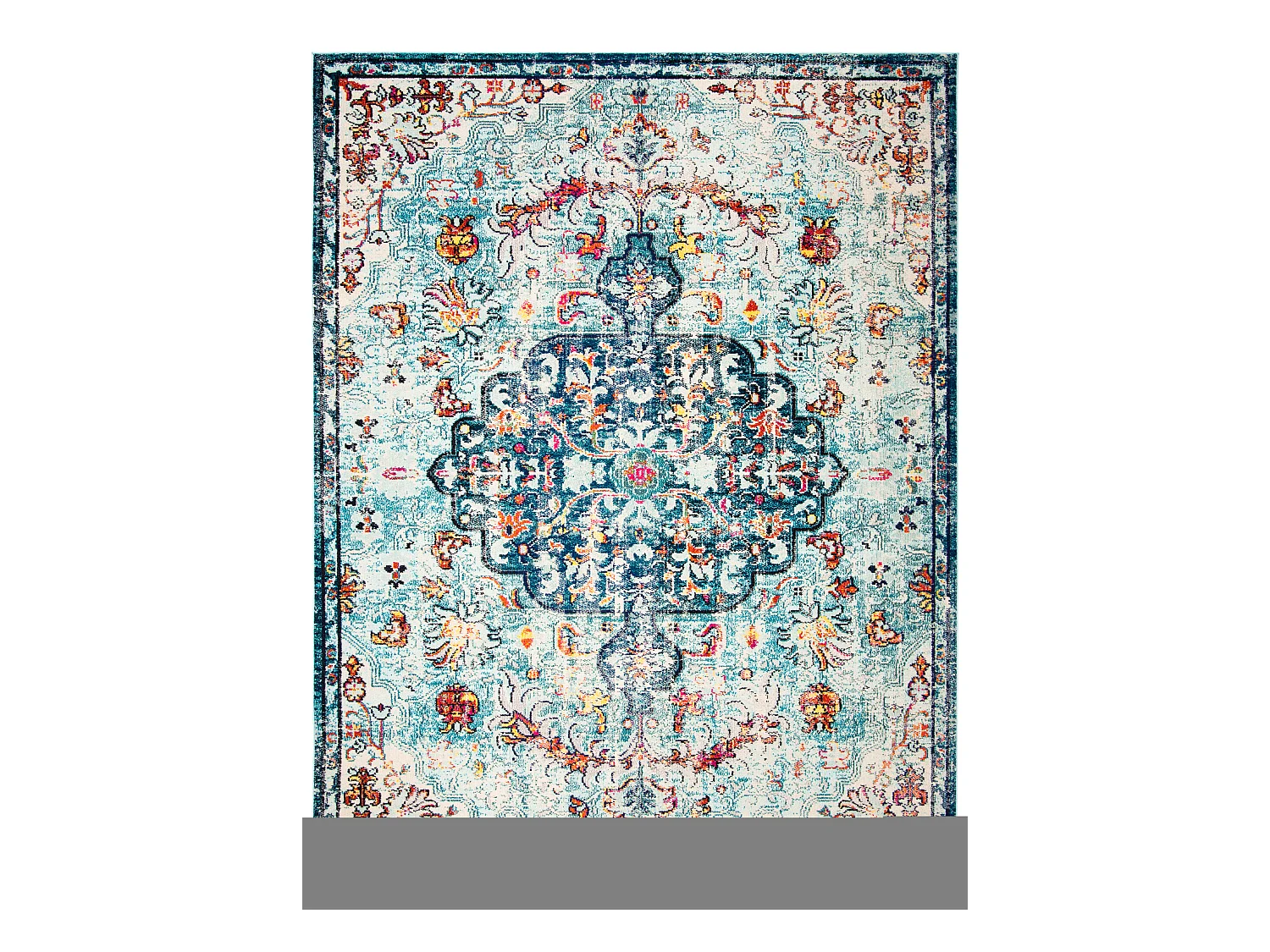 Tapis Bleu marine/Bleu clair 244 X 305 cm - Maia