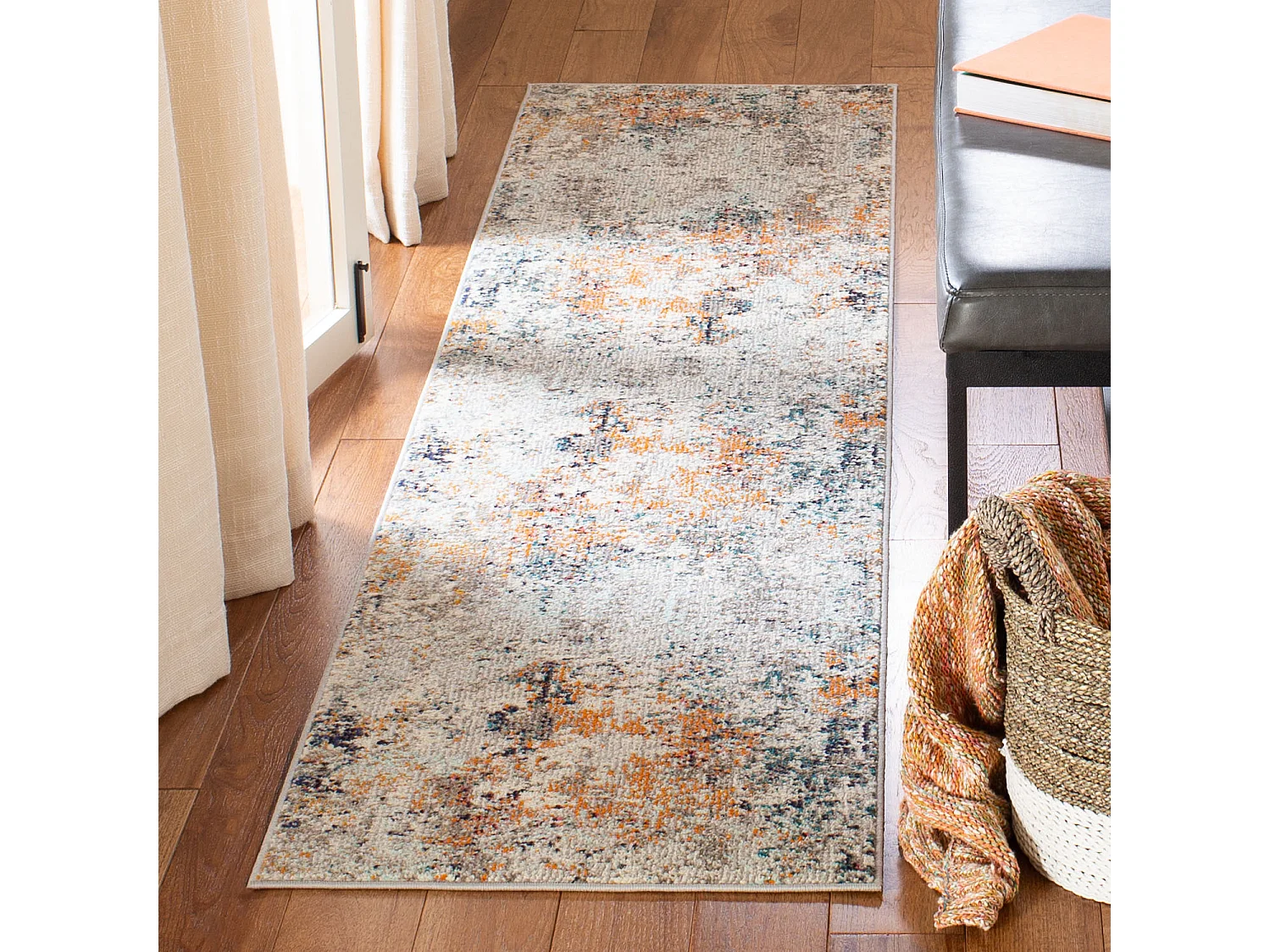 Tapis Gris/Beige 61 X 91 cm - Mateo