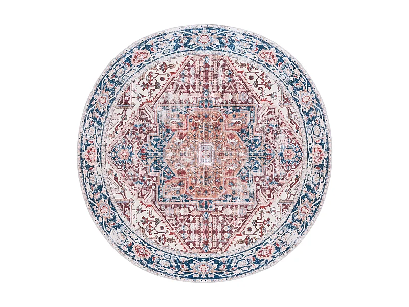 Tapis Rouge/Marine 183 X 183 cm - Serafina