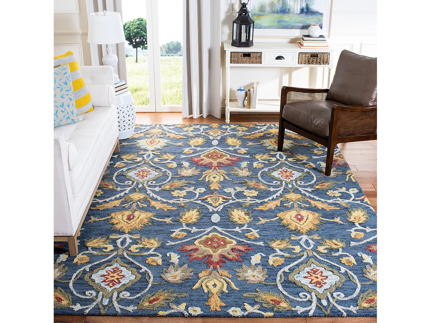 Tapis Marine/Multicolore 244 X 305 cm - Juni