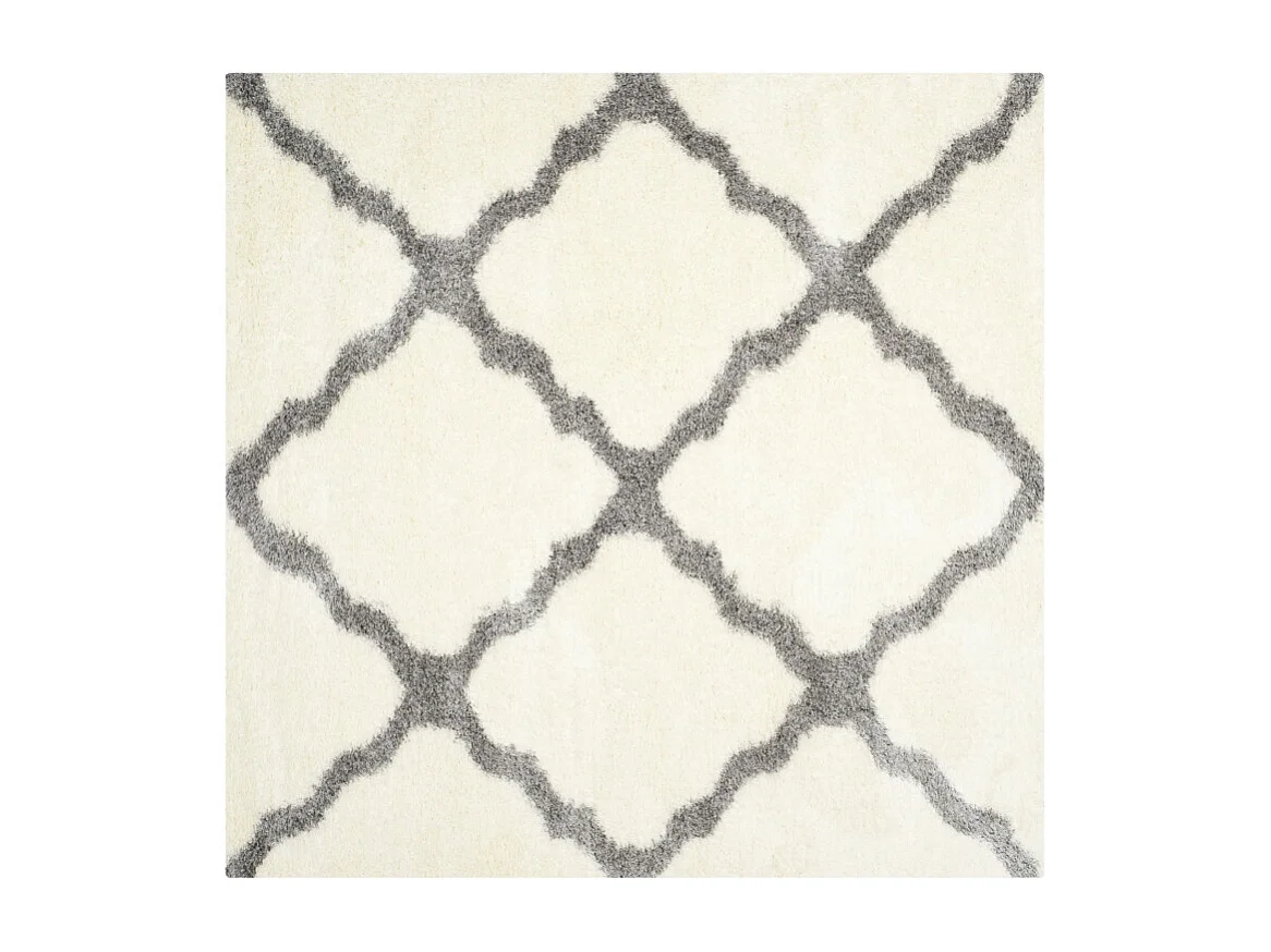 Tapis Neutre/Gris 122 X 122 cm - Norah