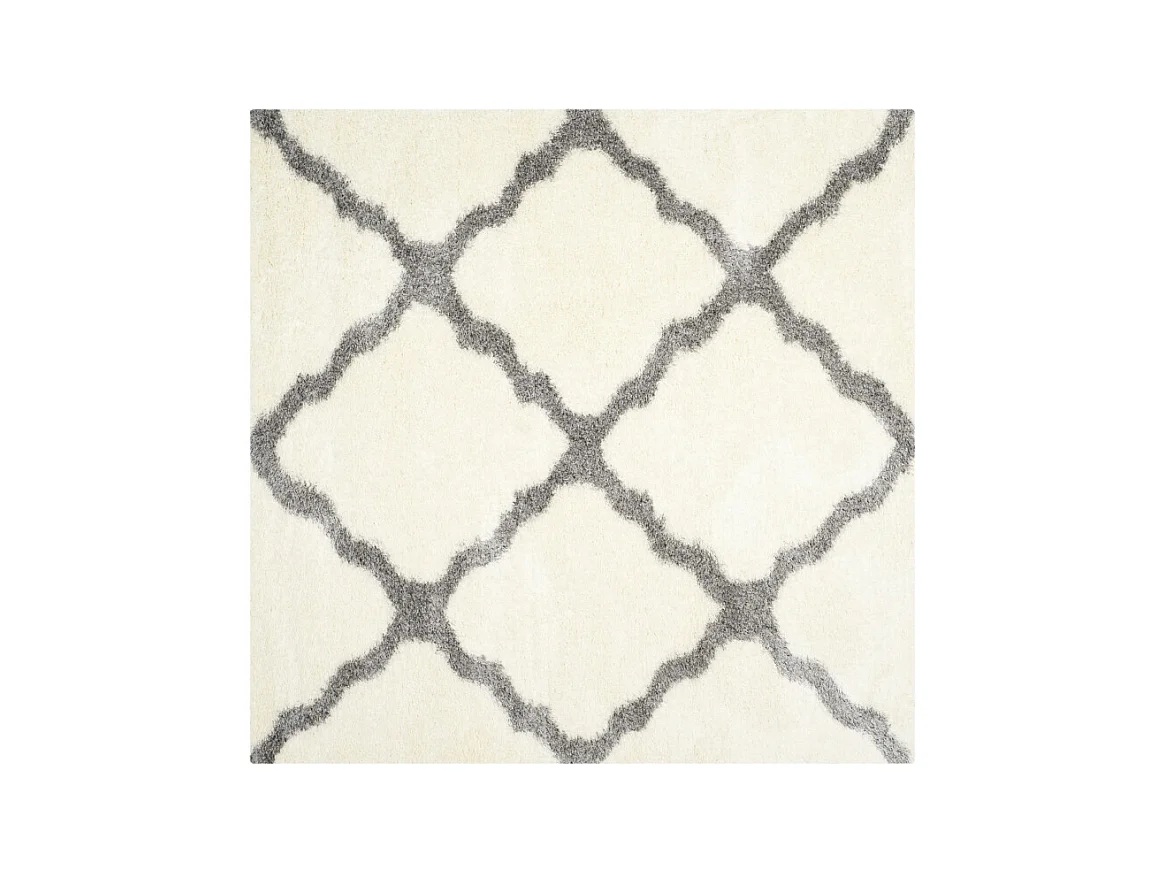 Tapis Neutre/Gris 122 X 122 cm - Norah