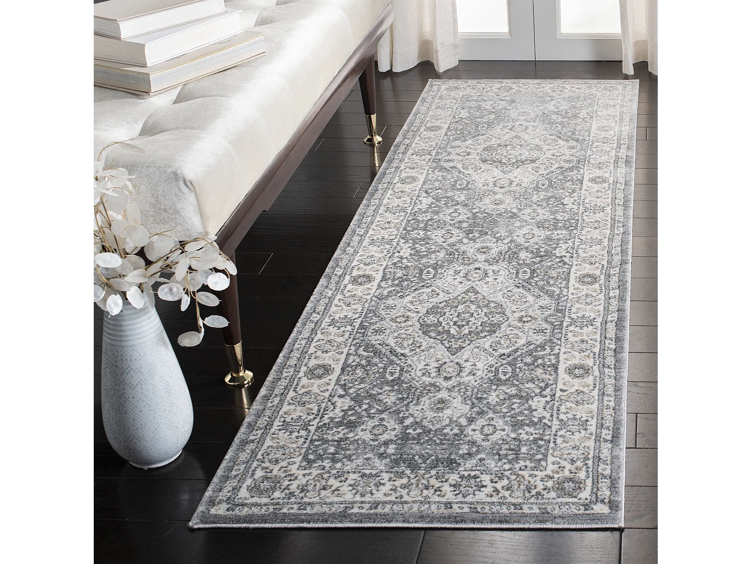 Tapis Gris 66 X 244 cm - Ileana