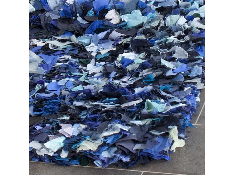 Tapis Bleu/Multicolore 183 X 183 cm - Penelope