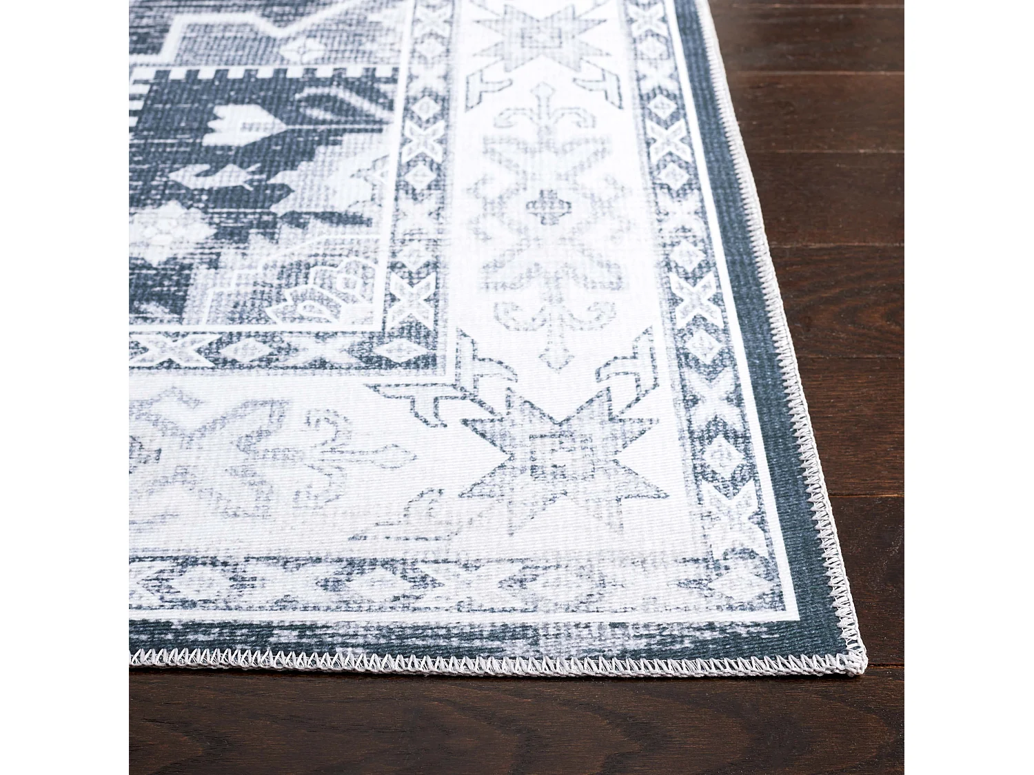 Tapis Gris Vert/Ivoire 91 X 152 cm - Calypso