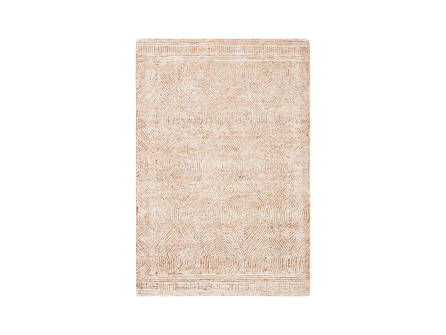 Tapis Ivoire/Rouille 122 X 183 cm - Alaska