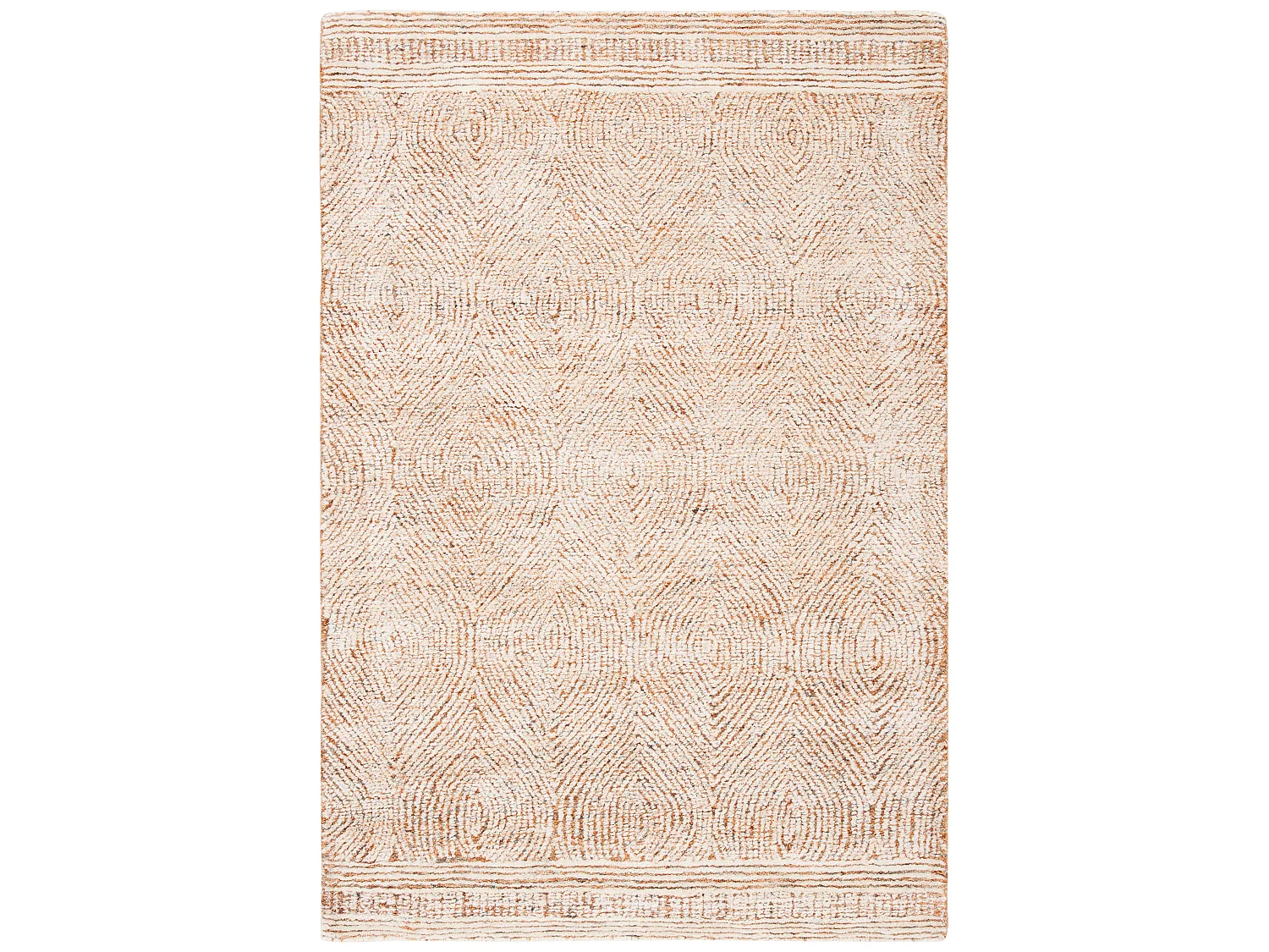 Tapis Ivoire/Rouille 122 X 183 cm - Alaska