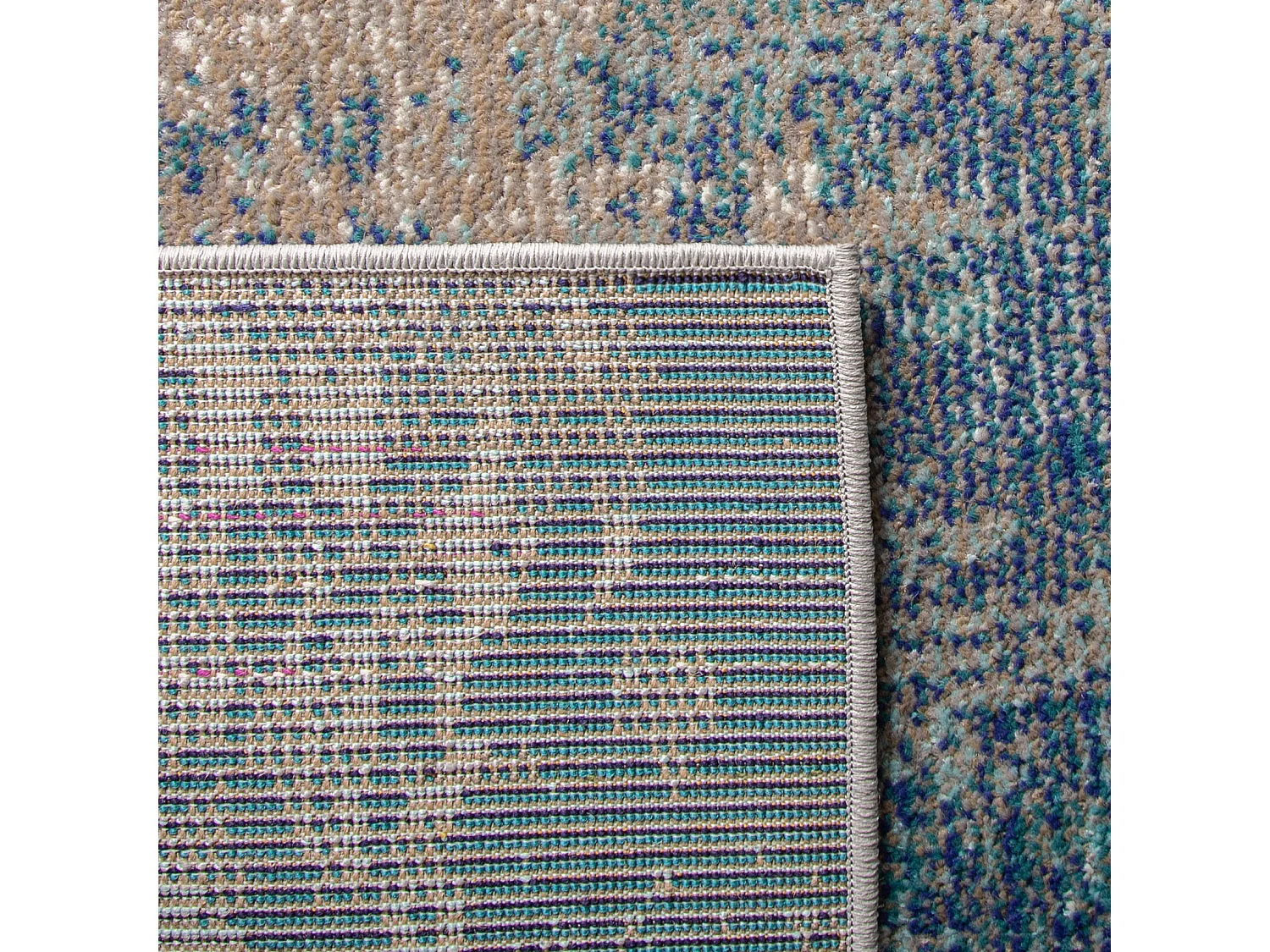 Tapis Bleu/Gris 160 X 229 cm - Julia