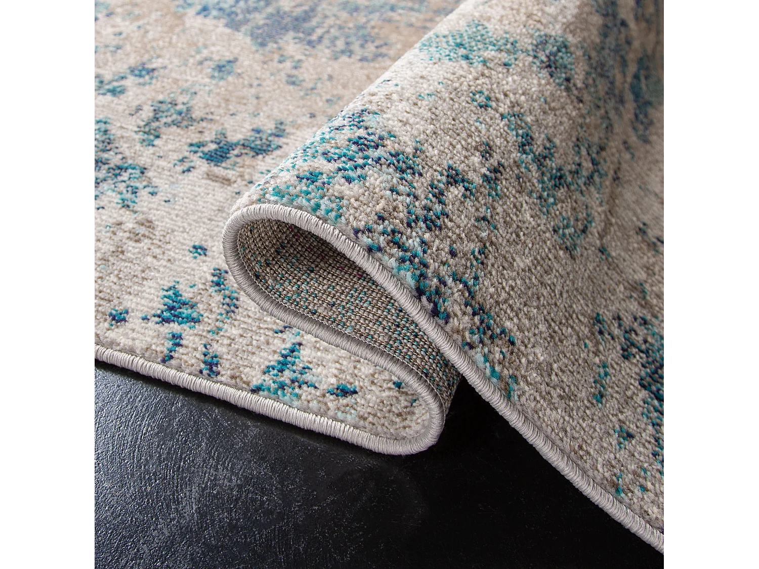 Tapis Bleu/Gris 160 X 229 cm - Julia