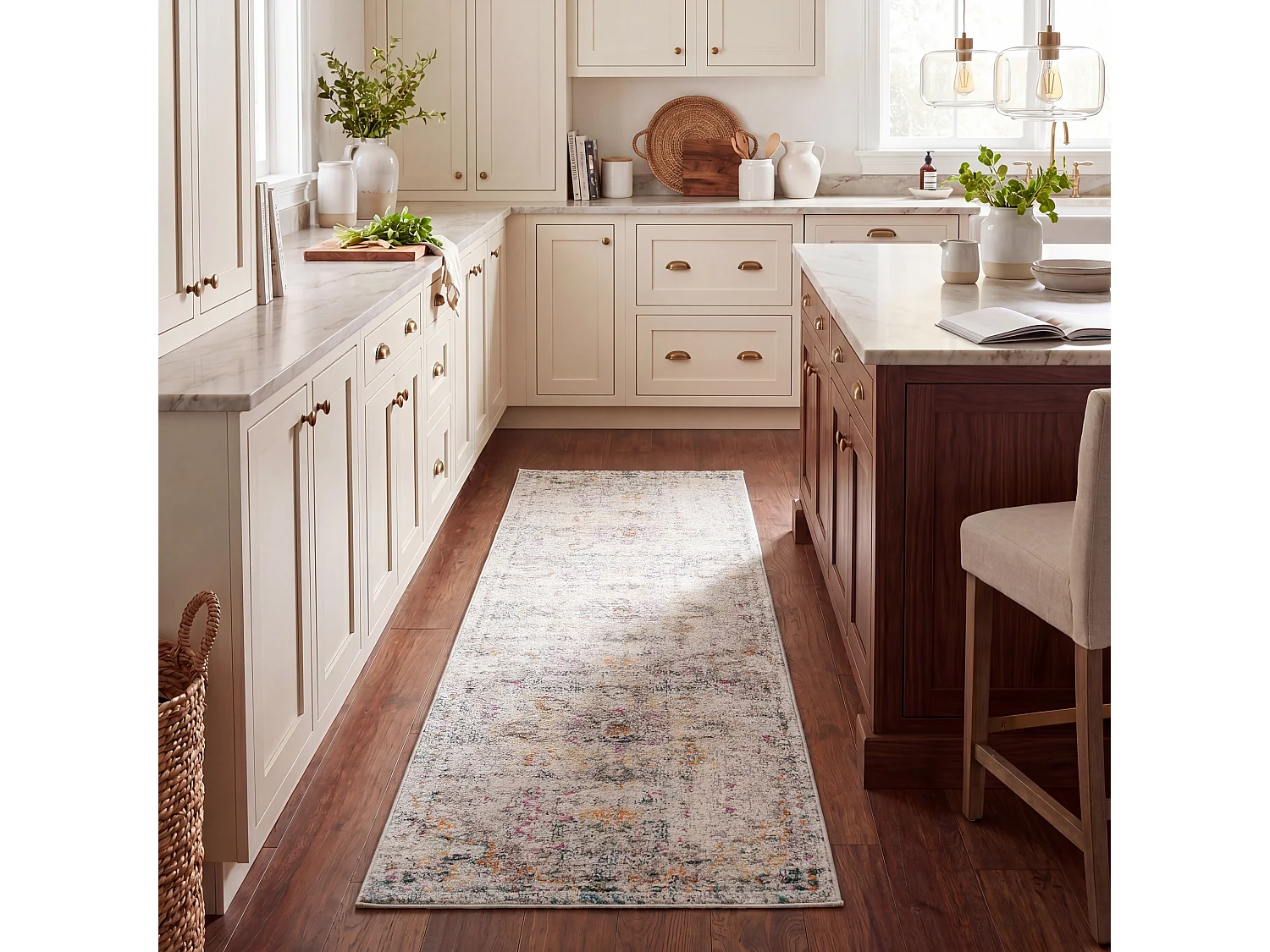 Tapis Gris/Or 66 X 183 cm - Malaya