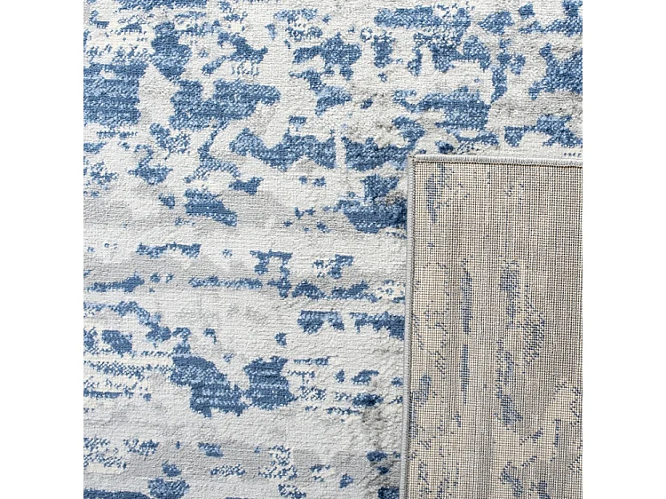 Tapis Neutre/Bleu 201 X 201 cm - Jassi