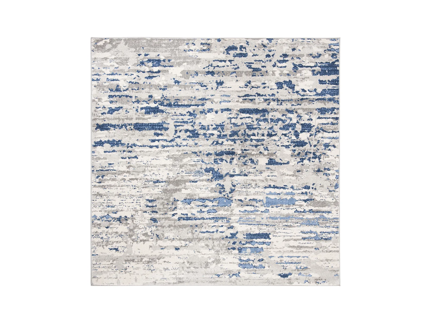 Tapis Neutre/Bleu 201 X 201 cm - Jassi