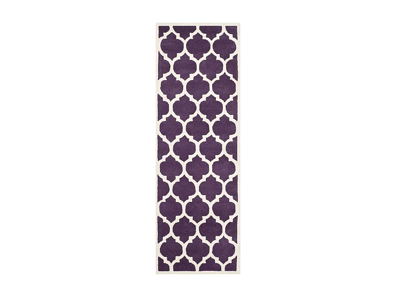 Tapis Violet/Ivoire 69 X 213 cm - Camilla