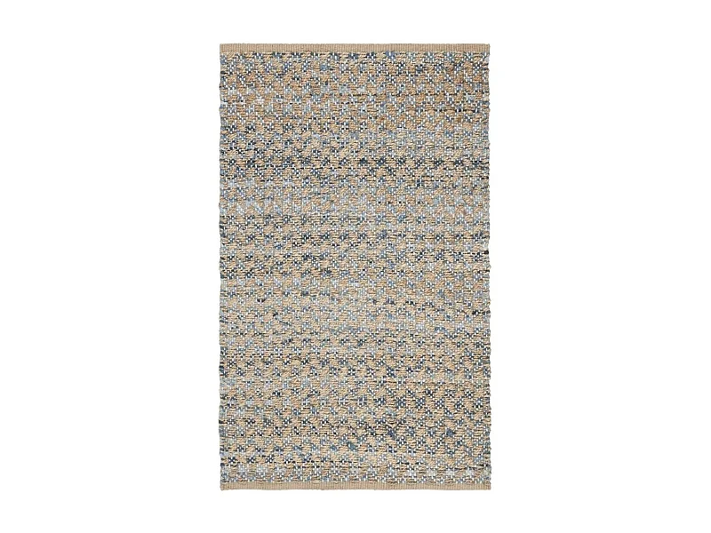 Tapis Bleu/Naturel 122 X 183 cm - Layana