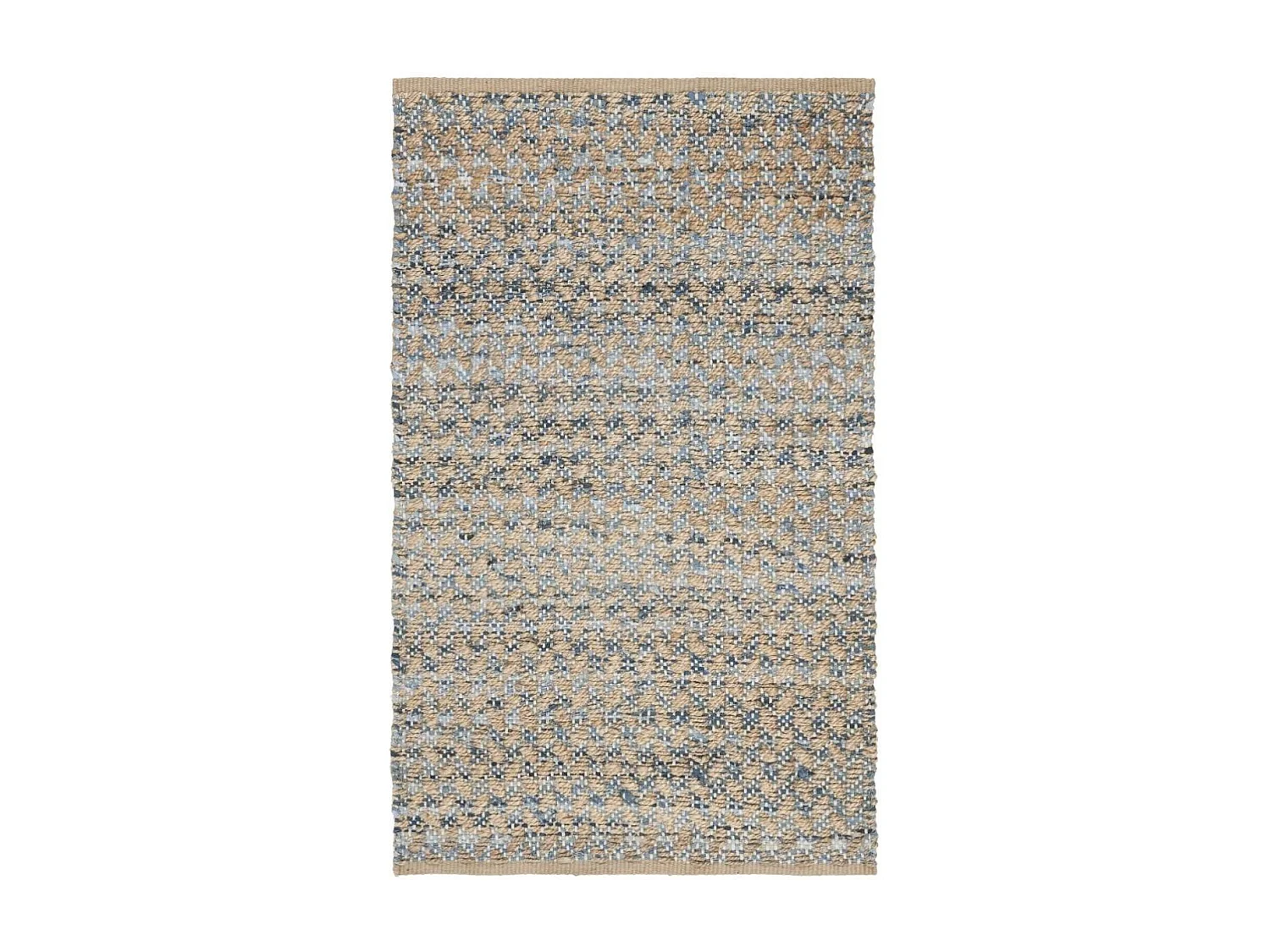 Tapis Bleu/Naturel 122 X 183 cm - Layana
