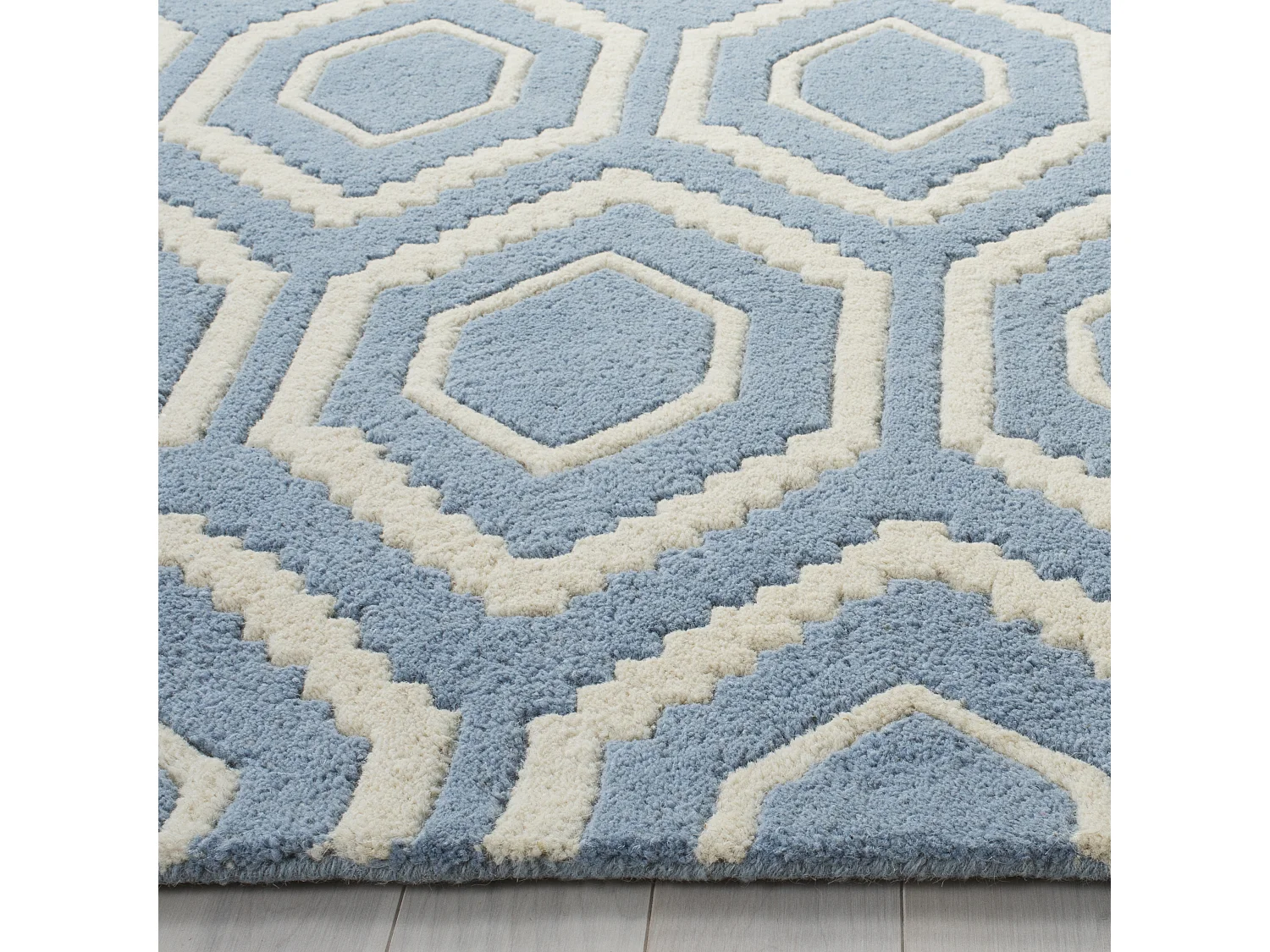 Tapis Bleu/Neutre 183 X 274 cm - Essex