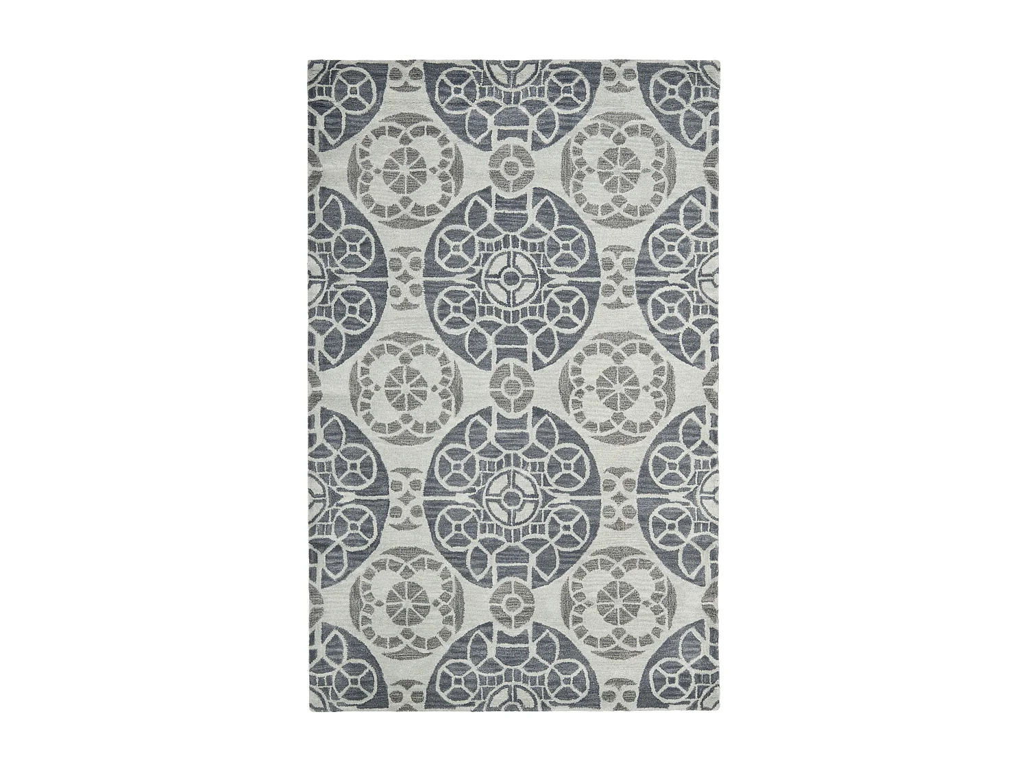 Tapis Gris/Bleu 152 X 244 cm - Mali
