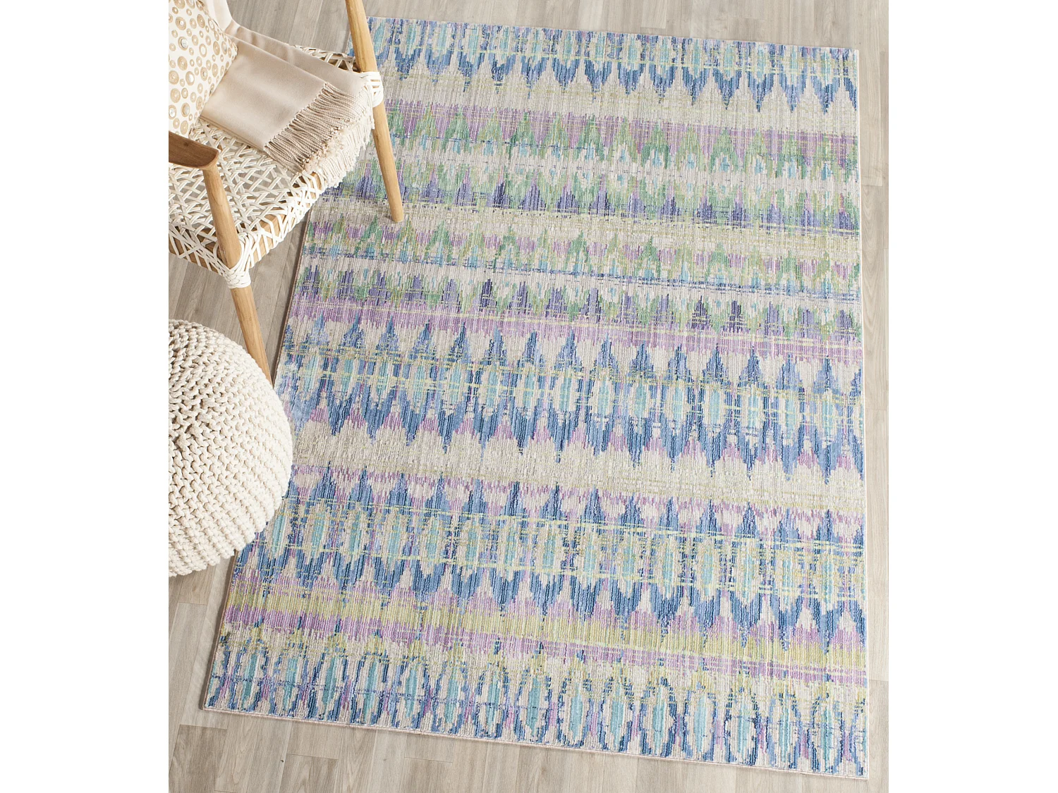 Tapis Violet/Multicolore 122 X 183 cm - Altair