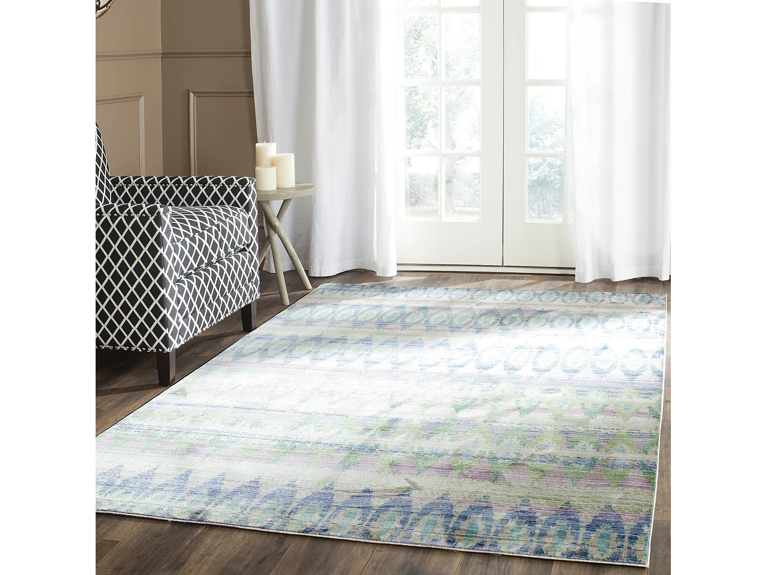 Tapis Violet/Multicolore 122 X 183 cm - Altair