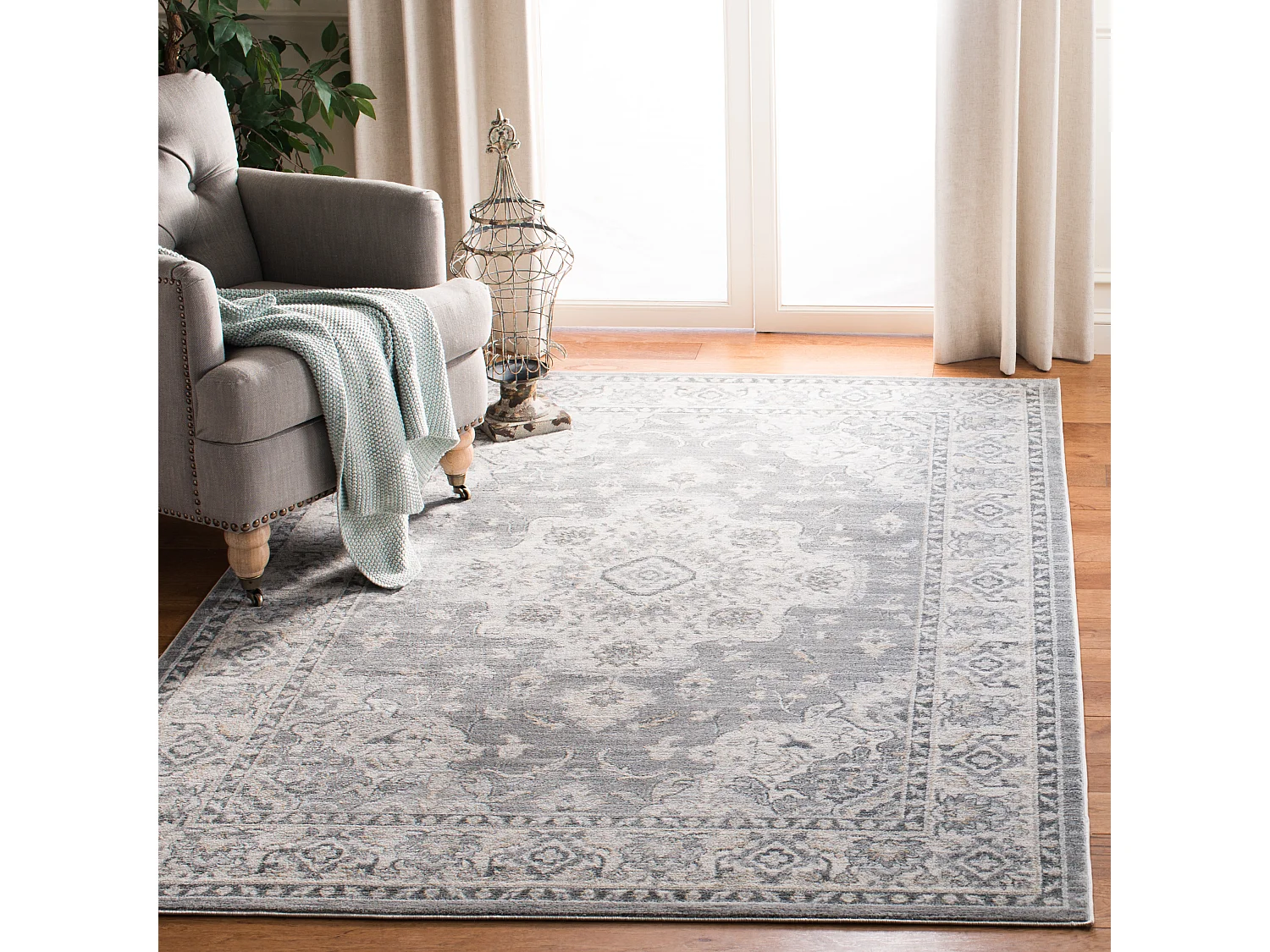 Tapis Gris/Neutre 183 X 274 cm - Ilsa