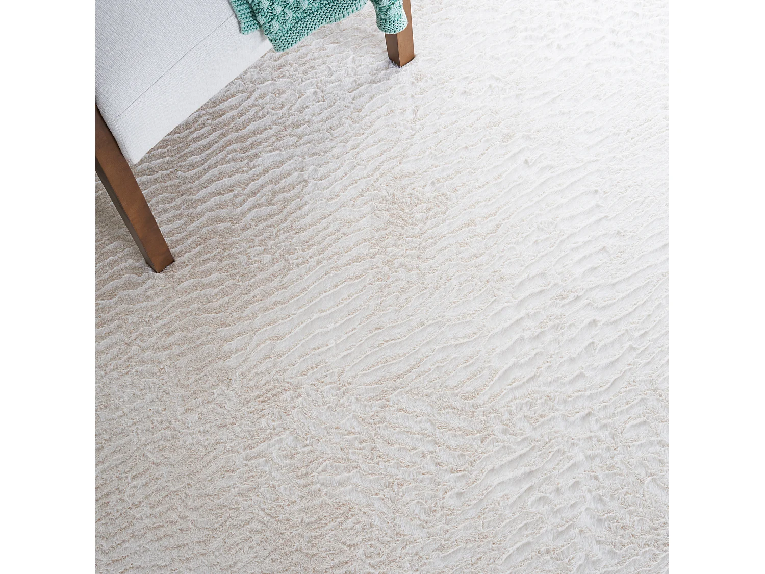 Tapis Blanc cassé 61 X 91 cm - Florian