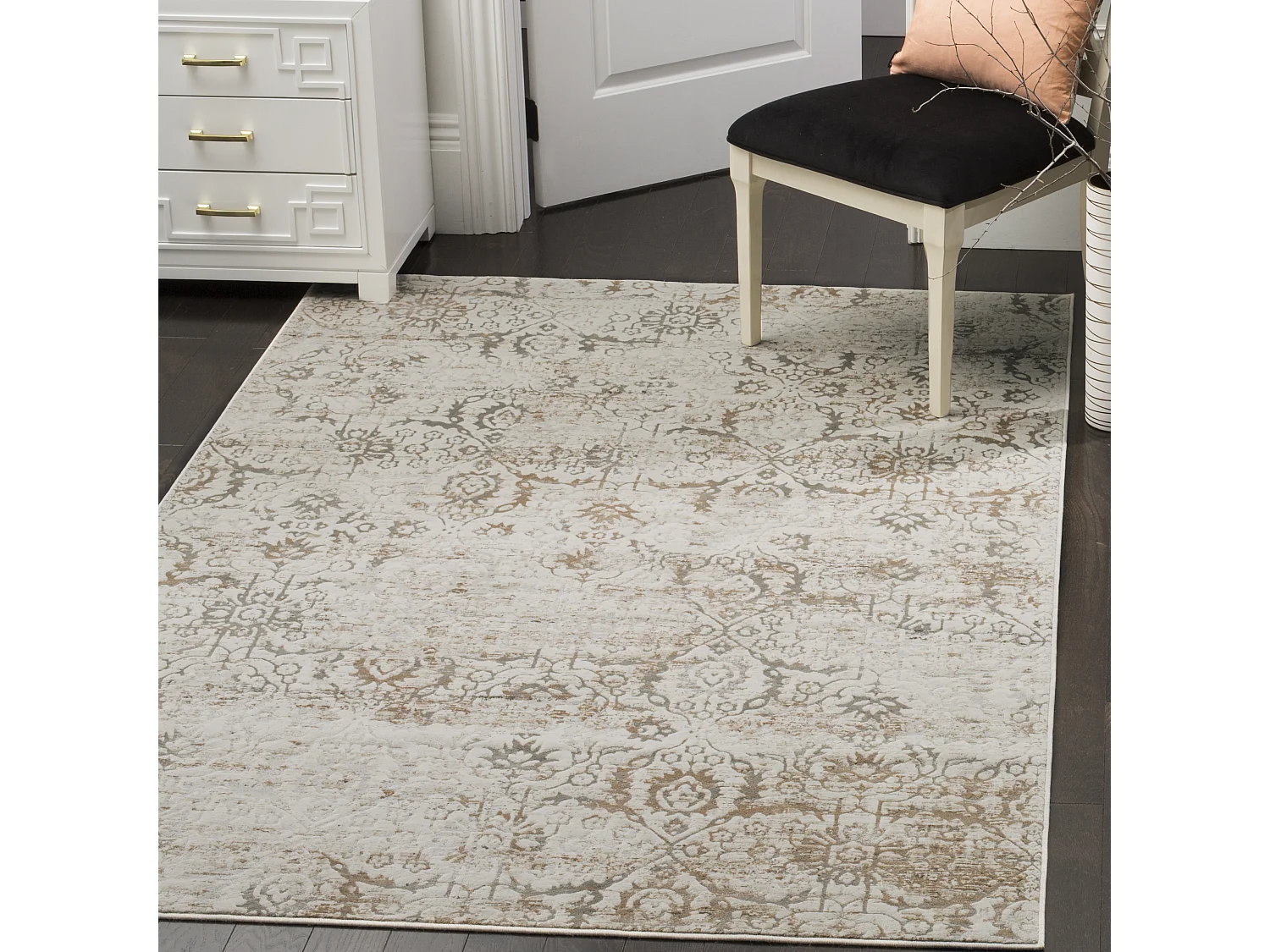 Tapis Gris/Neutre 155 X 229 cm - Janalyn