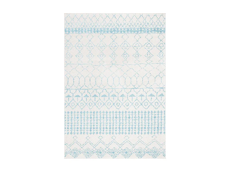 Tapis Neutre/Bleu 91 X 152 cm - Harmony