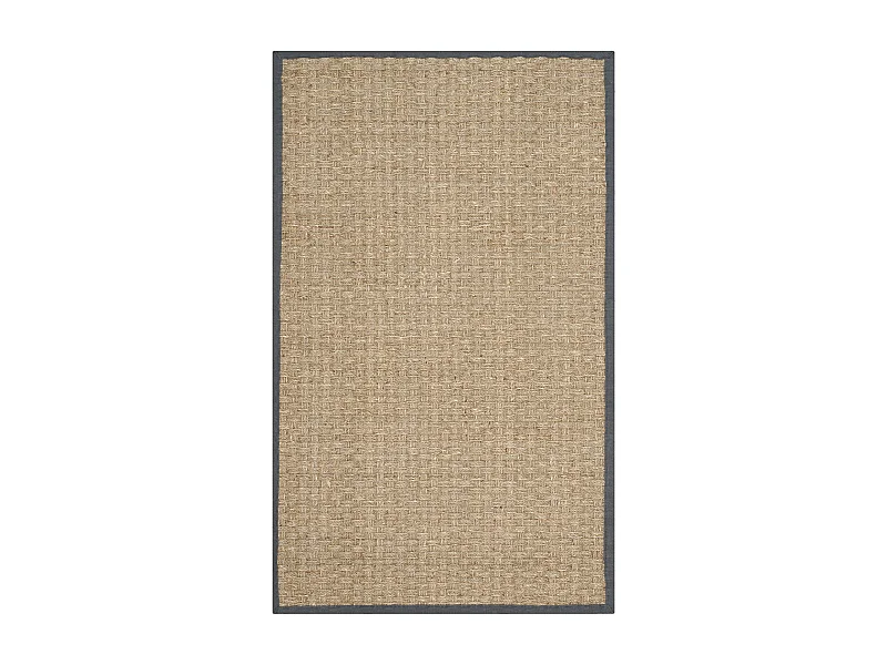 Tapis Naturel/Gris foncé 76 X 122 cm - Roselyn