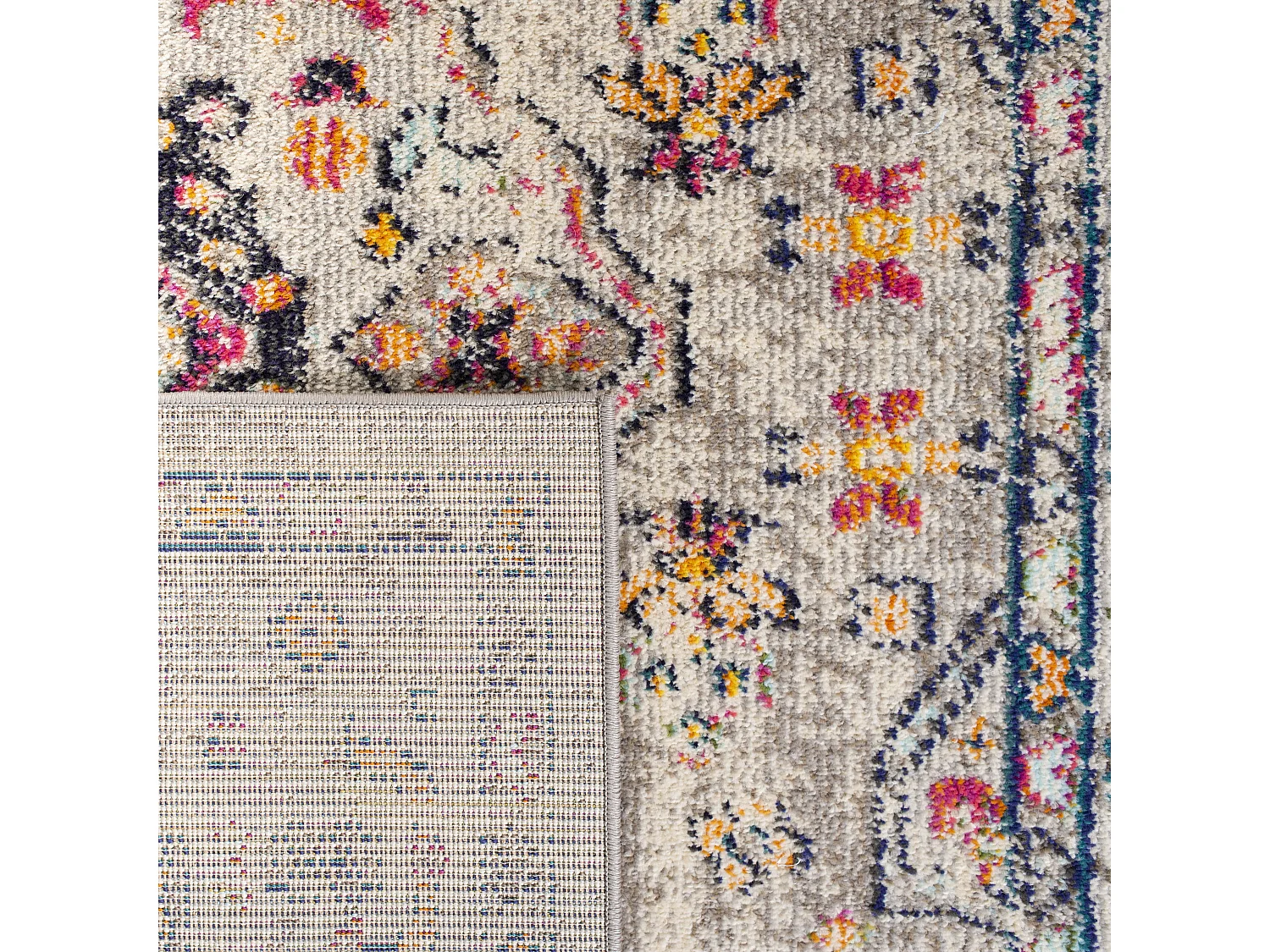 Tapis Gris/Bleu 61 X 244 cm - Mariah