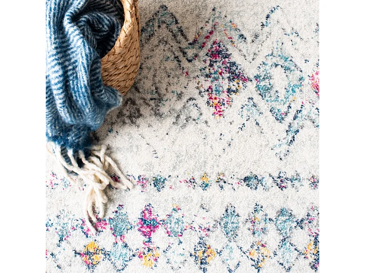 Tapis Gris/Violet 91 X 152 cm - Skylar