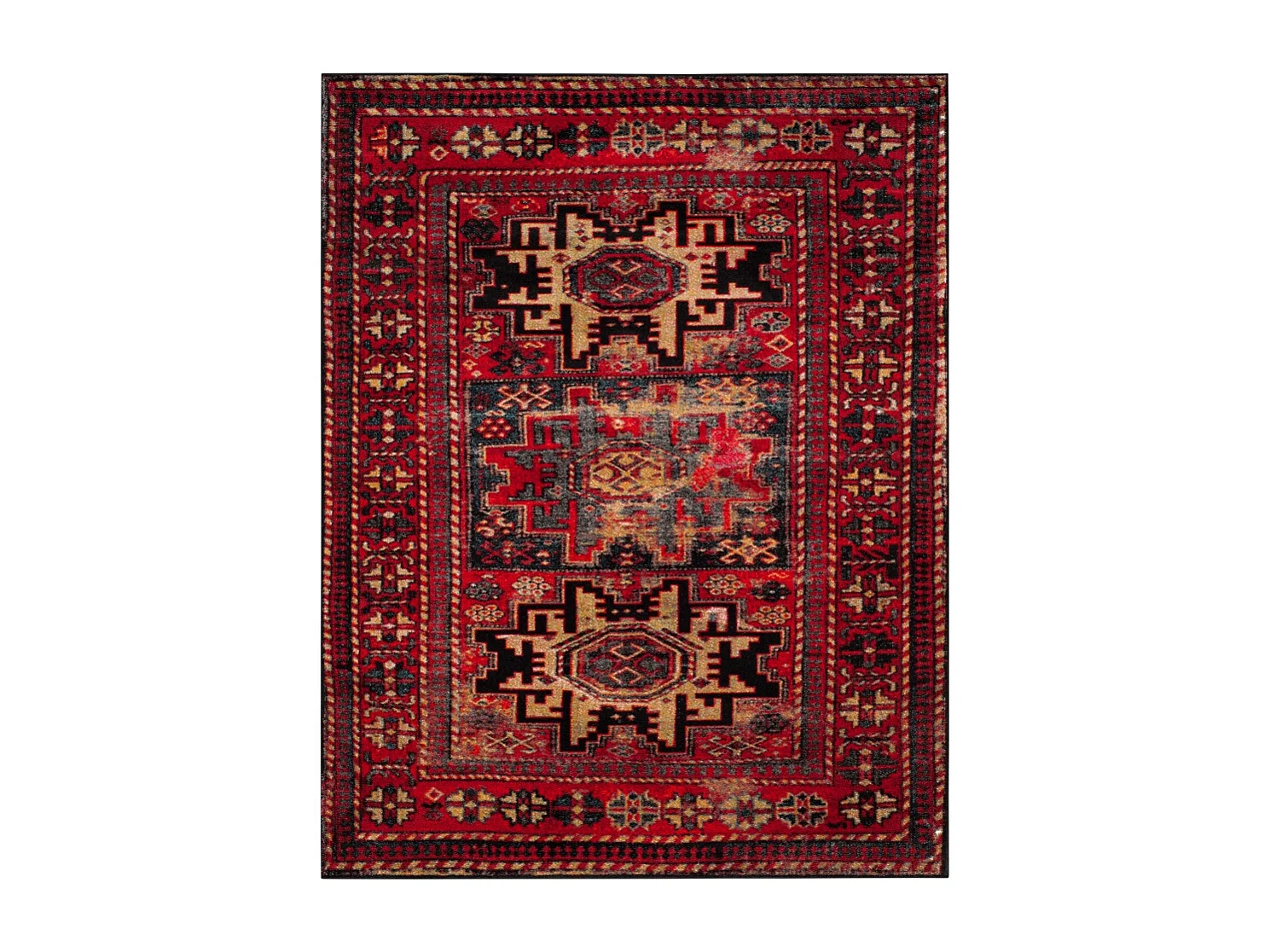 Tapis Rouge/Multicolore 235 x 305 cm - Waverly