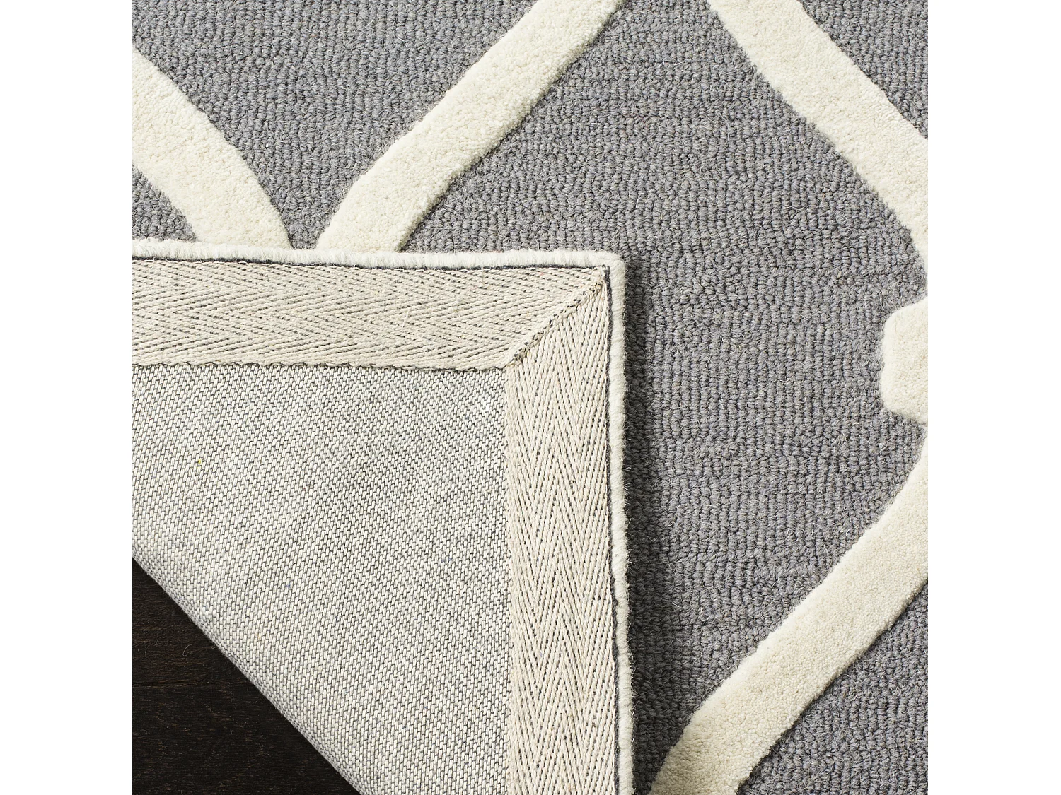 Tapis Gris/Neutre 152 X 244 cm - Hugo