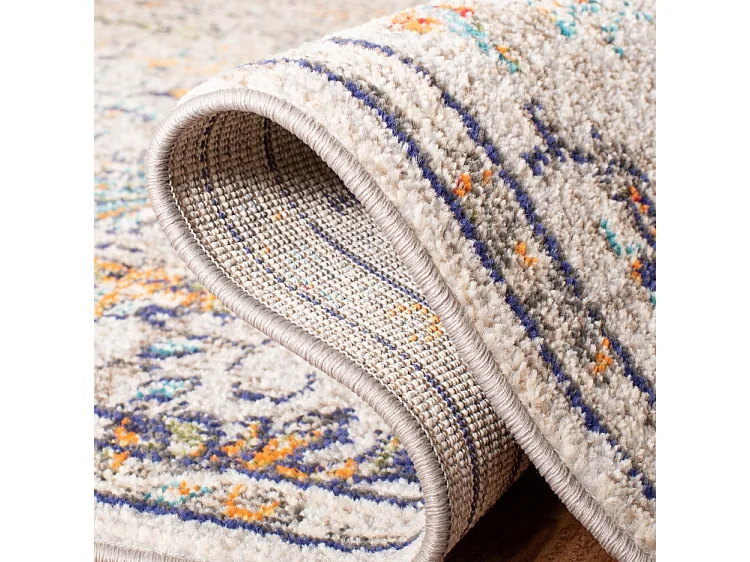 Tapis Gris/Bleu clair 91 X 152 cm - Maia