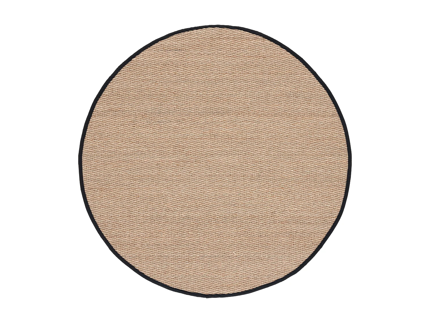 Tapis Naturel/Noir 183 X 183 cm - Winifred