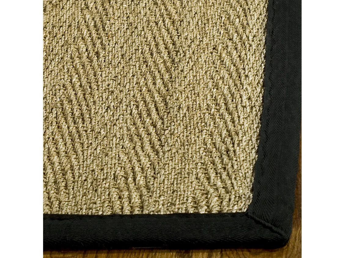 Tapis Naturel/Noir 183 X 183 cm - Winifred