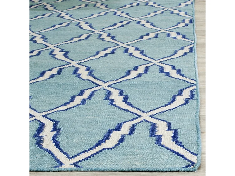 Tapis Bleu/Neutre 91 X 152 cm - Nico