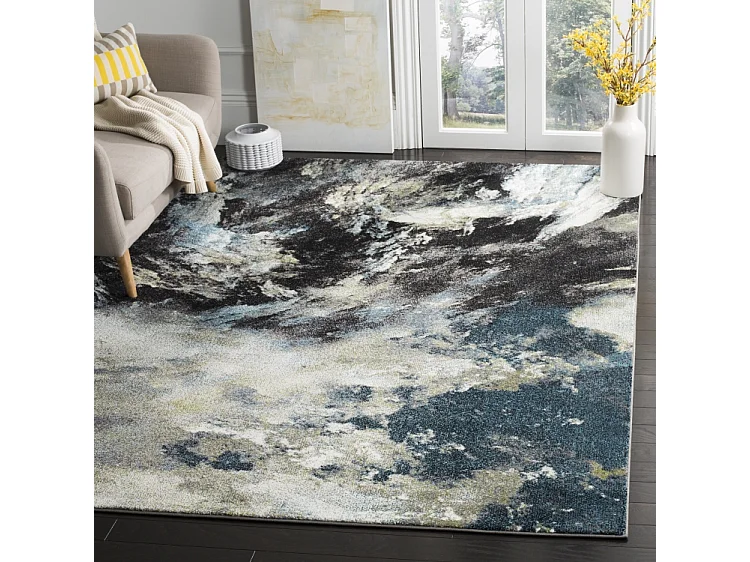 Tapis Bleu/Multicolore 122 X 183 cm - Camila
