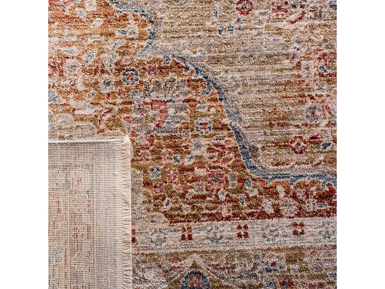 Tapis Gris/Bleu 91 X 152 cm - Emely