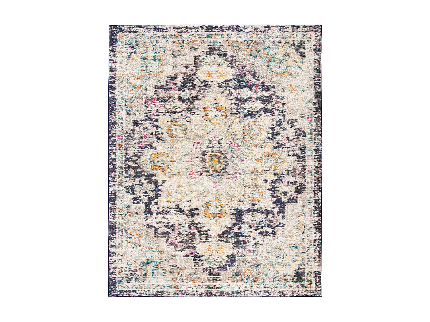 Tapis Noir/Or 244 X 305 cm - Malaya