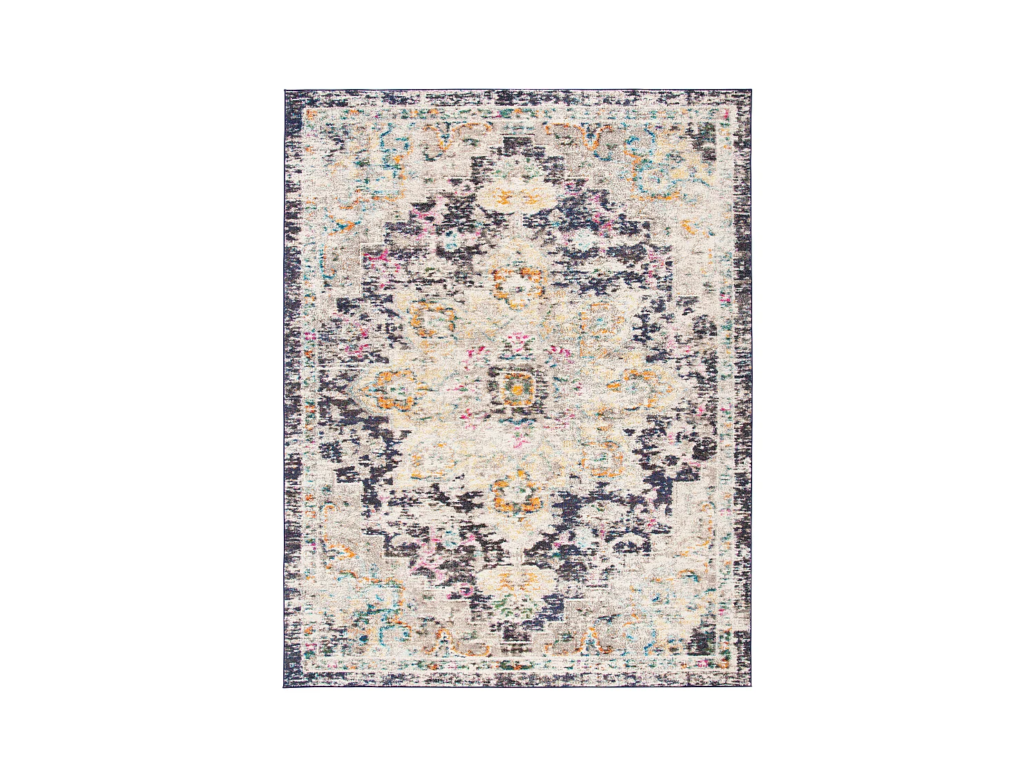 Tapis Noir/Or 244 X 305 cm - Malaya