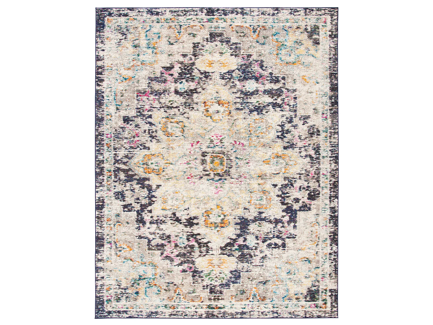 Tapis Noir/Or 244 X 305 cm - Malaya