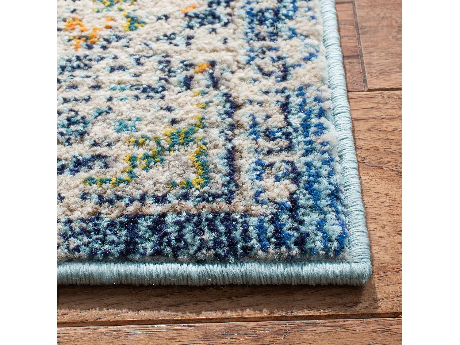 Tapis Bleu Marine/Gris 122 X 183 cm - Vespera