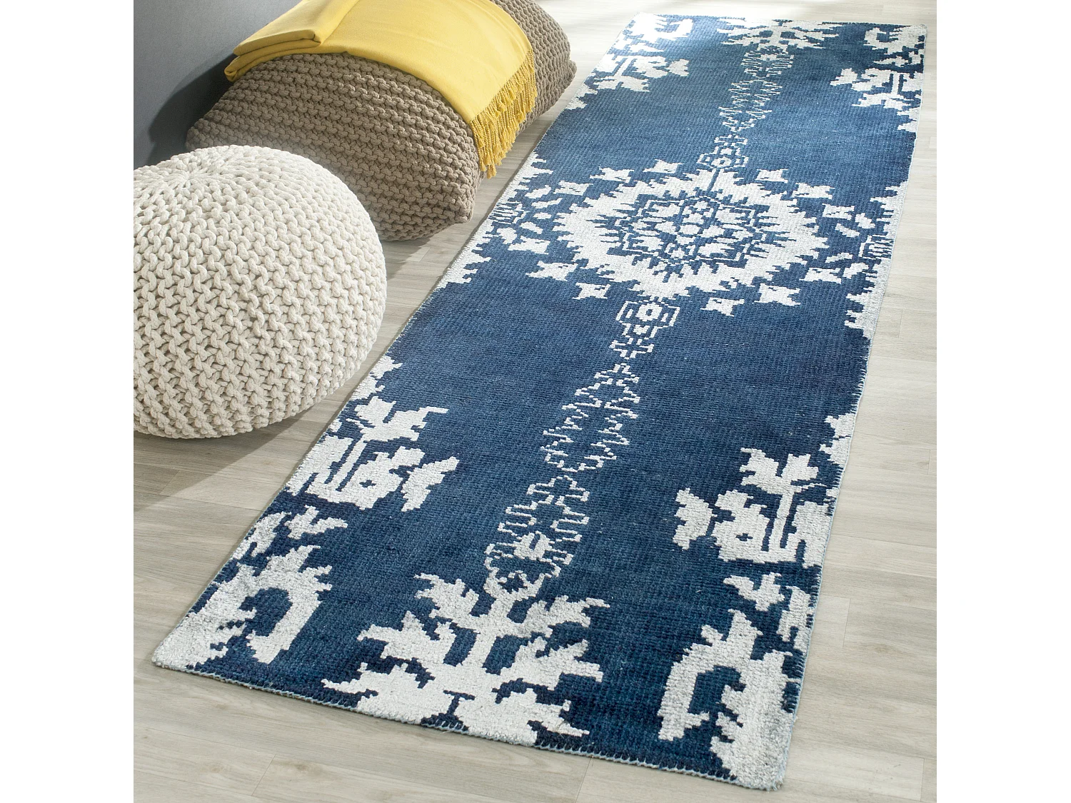 Tapis Bleu 76 X 244 cm - Arella