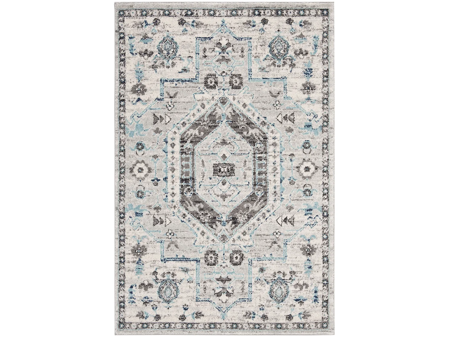 Tapis Gris 122 X 183 cm - Mila