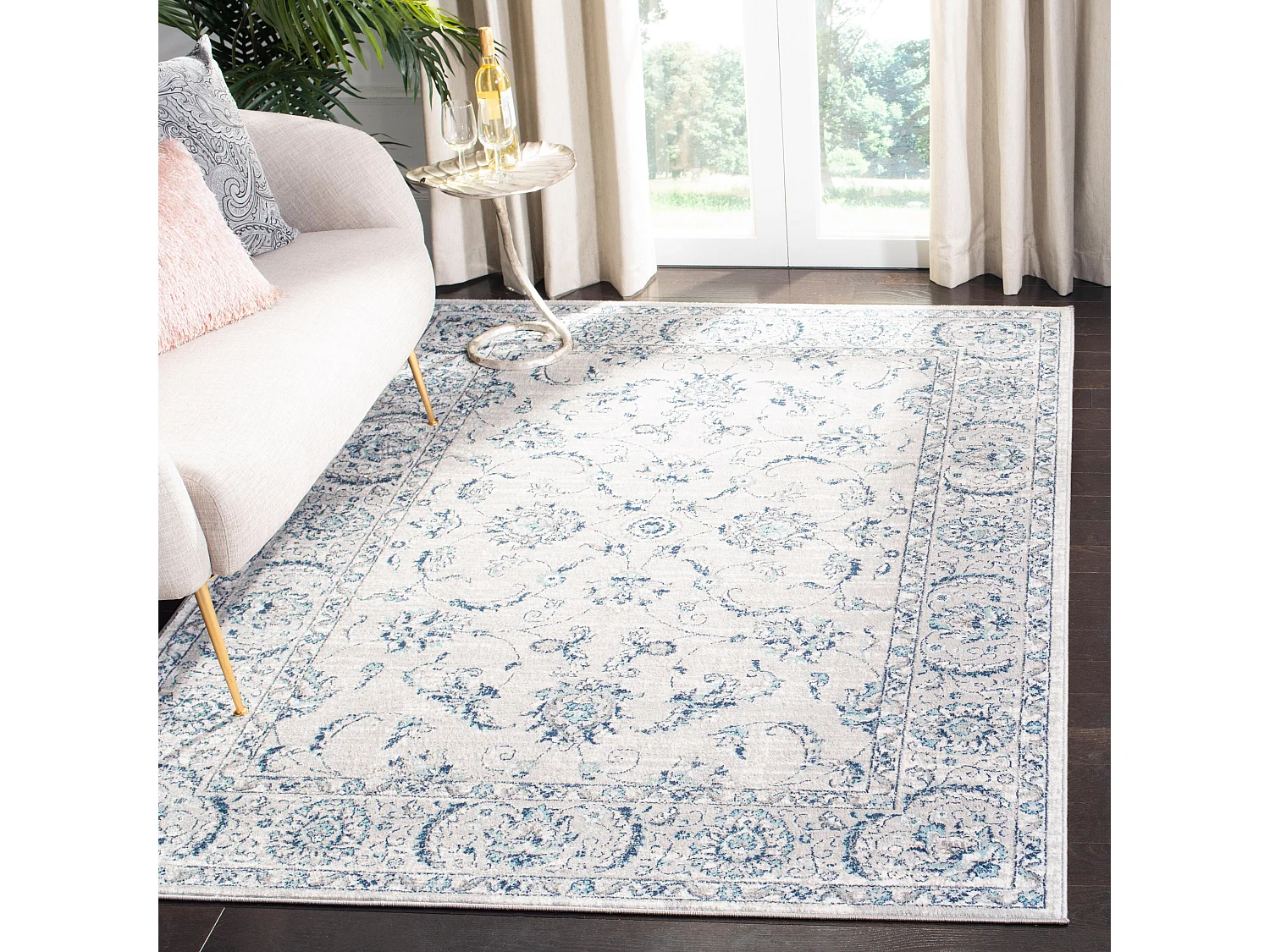 Tapis Gris 122 X 183 cm - Shelley