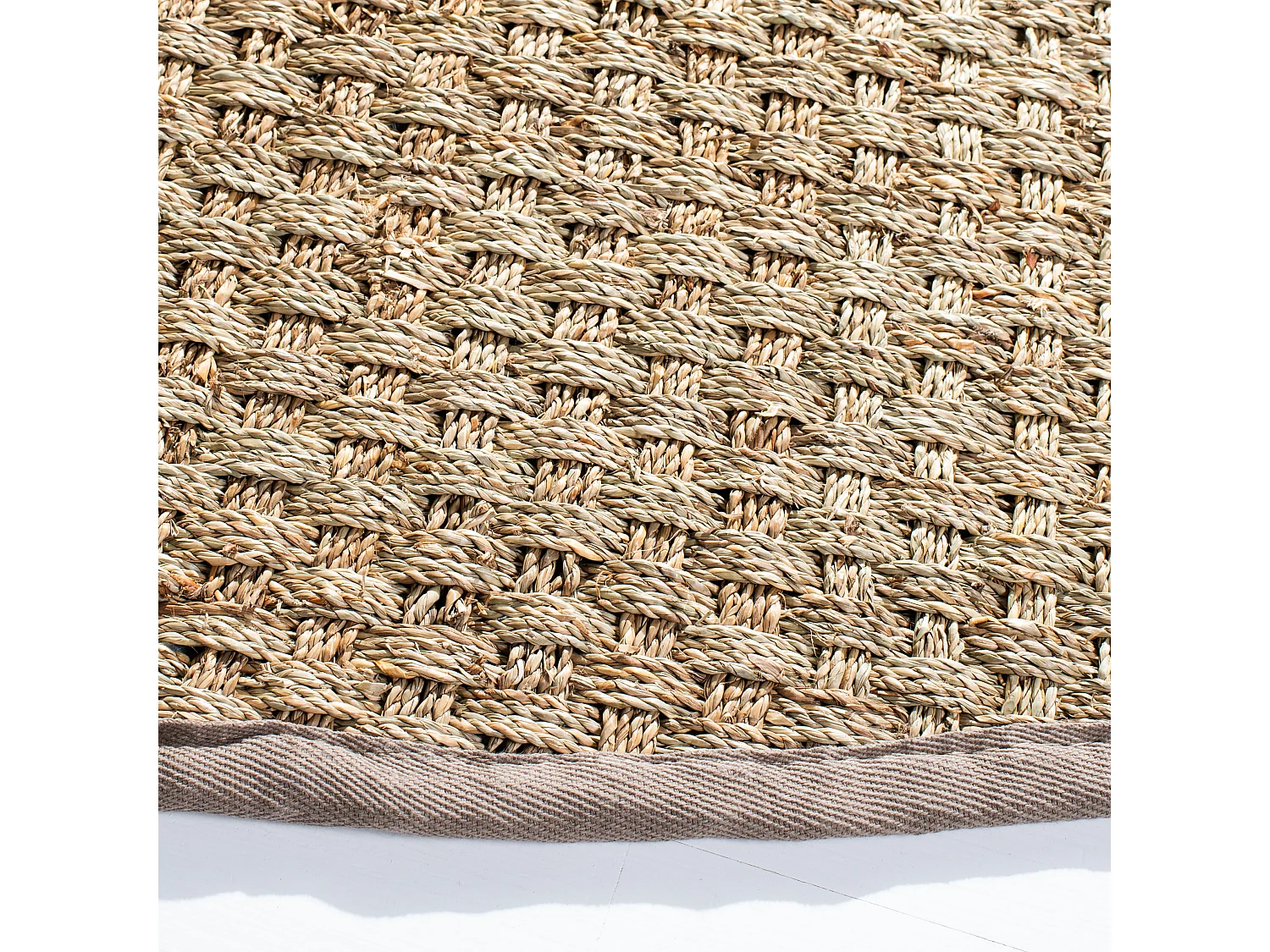 Tapis Marine/Gris 91 X 91 cm - Roselyn