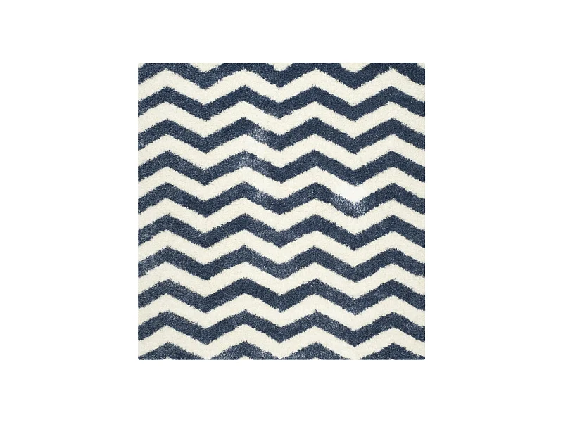 Tapis Neutre/Bleu 122 X 122 cm - Frances