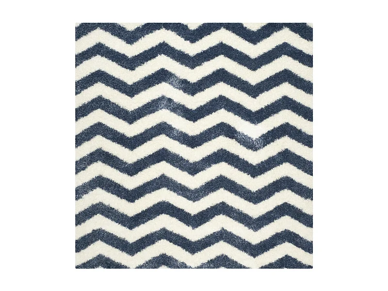 Tapis Neutre/Bleu 122 X 122 cm - Frances