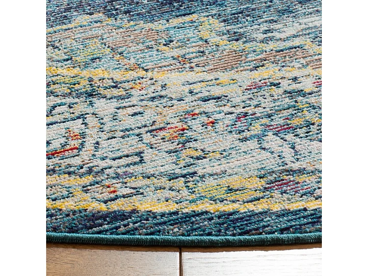 Tapis Bleu/Jaune 91 X 152 cm - Dahila